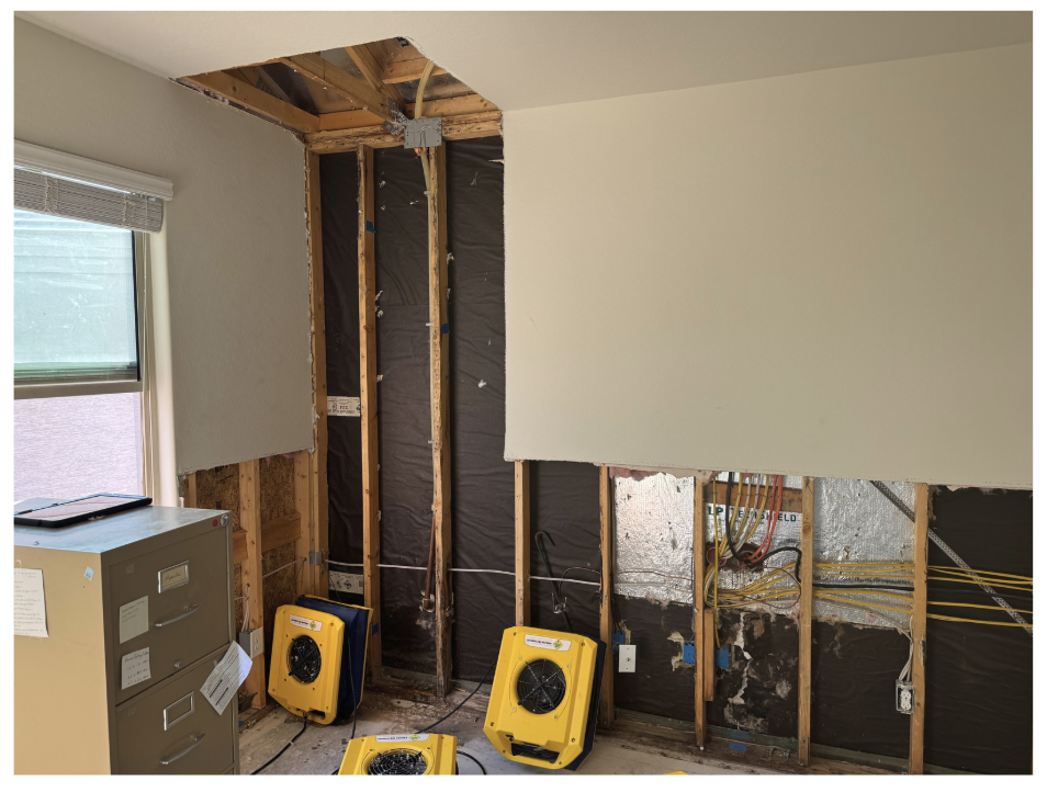 water damage drying equipment